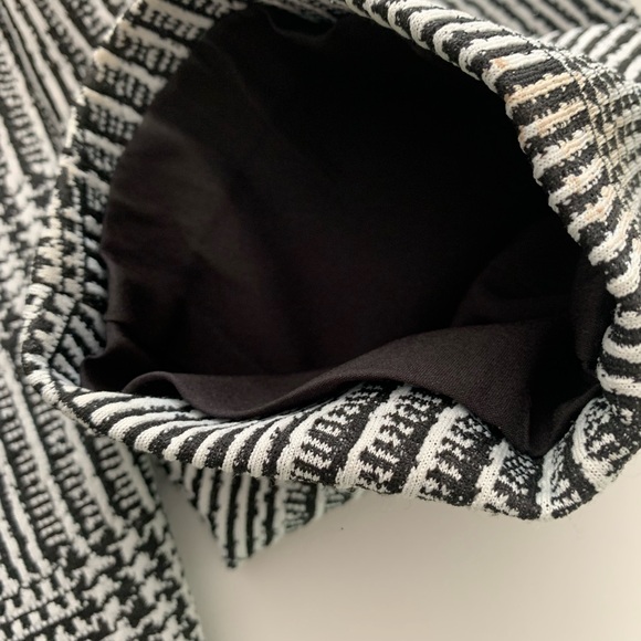 Kasper 18W Houndstooth-Plaid Longline Blazer Black/Vanilla Ice New no Tag - Picture 8 of 12